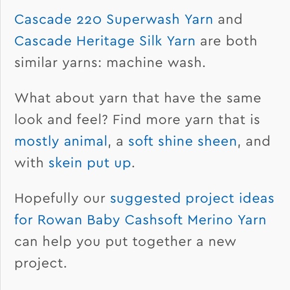 8-skeins, Rowan Baby Cashsoft Merino Yarn #102 Cream, NWTags @, all same dye lot - Picture 12 of 15